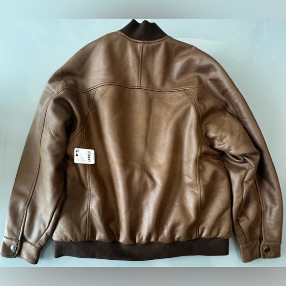 NWT We The Free Wild Rose Vegan Suede Bomber Jacket - Picture 7 of 8